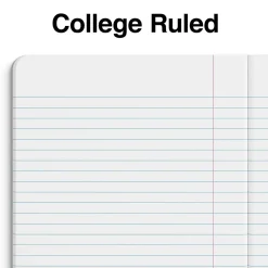 Notebooks|Staples Small Composition Notebook, 5" x 7", College Ruled, 80 Sheets, (ST24491) Pink