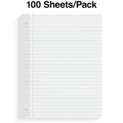 Filler Paper|Staples Wide Ruled Filler Paper, 8