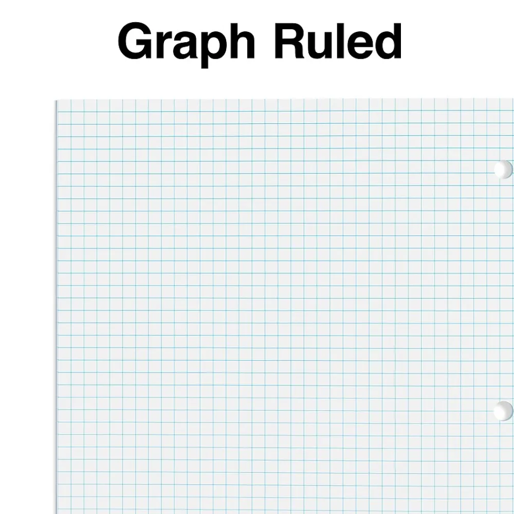 Subject Notebooks|Staples Wireless 1-Subject Notebook, 8.5" x 11", Graph Ruled, 80 Sheets, (ST58384C) Green