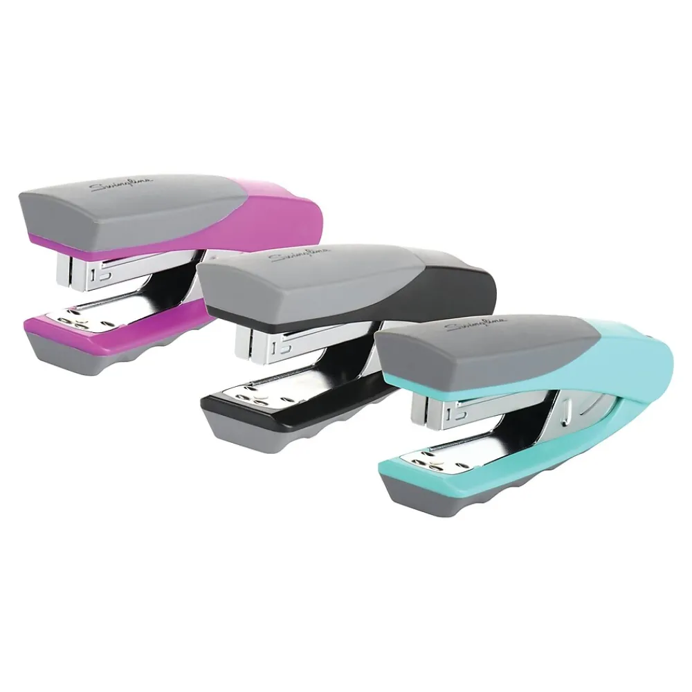Staplers|Swingline Compact Grip Hand-Held Stapler, 20-Sheet Capacity, Each (73041)