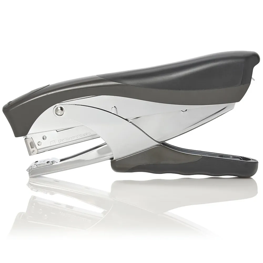 Staplers|Swingline Premium Soft Grip Hand Stapler, Heavy Use, 20 Sheet Capacity, Black (29950)