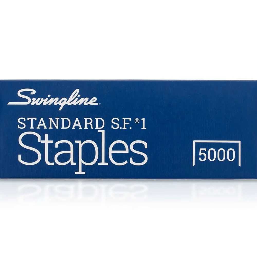 Staples|Swingline Standard 1/4" Length Standard Staples, Full Strip, 5000/Box (35108)