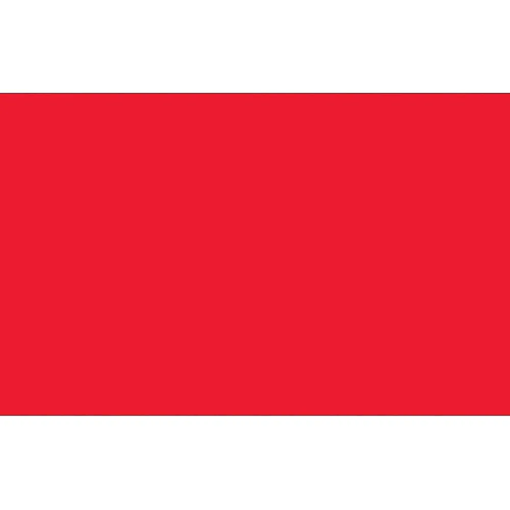 Labels|Tape Logic 5" x 3" Rectangle Inventory Label, Fluorescent Red, 500/Roll