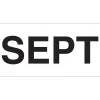 Labels|Tape Logic 3" x 2" Rectangle "SEPT" Months of the Year Label, White, 500/Roll