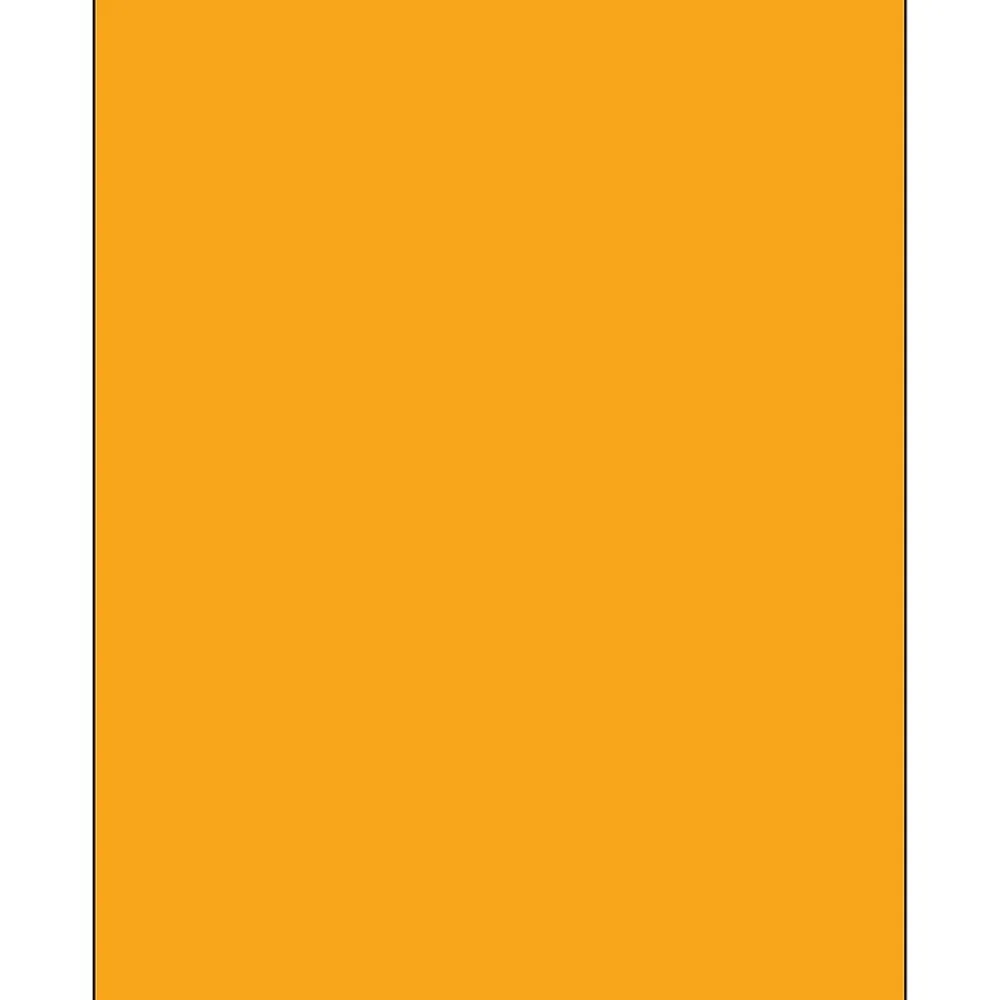 Labels|Tape Logic ® Rectangle Laser Labels, 8 1/2" x 11", Fluorescent Orange, 100/Case (LL185OR)