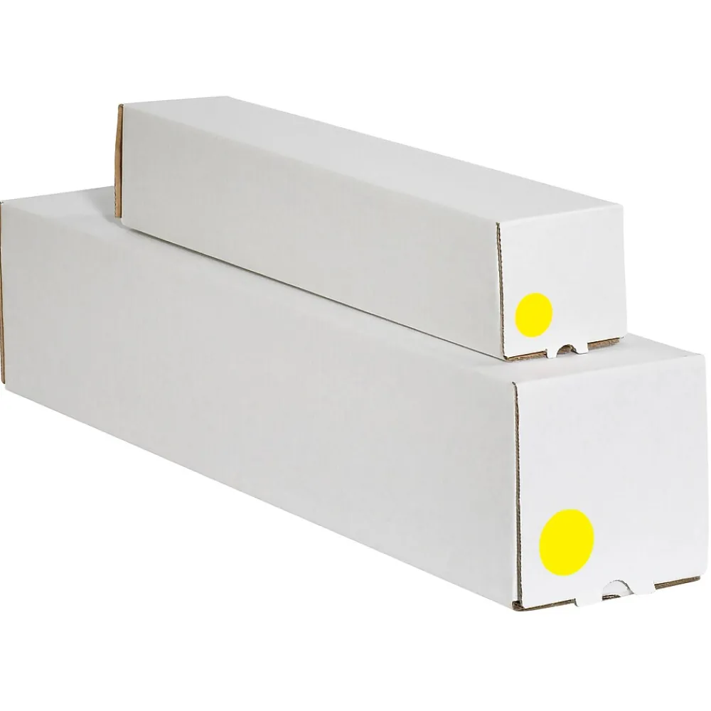 Labels|Tape Logic Removable Labels, 2" Circle, Fluorescent Yellow, 500 /Roll (DL1390FY)