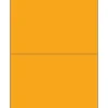 Labels|Tape Logic ® Removable Rectangle Laser Labels, 8 1/2" x 5 1/2", Fluorescent Orange, 200/Case (LL415OR)