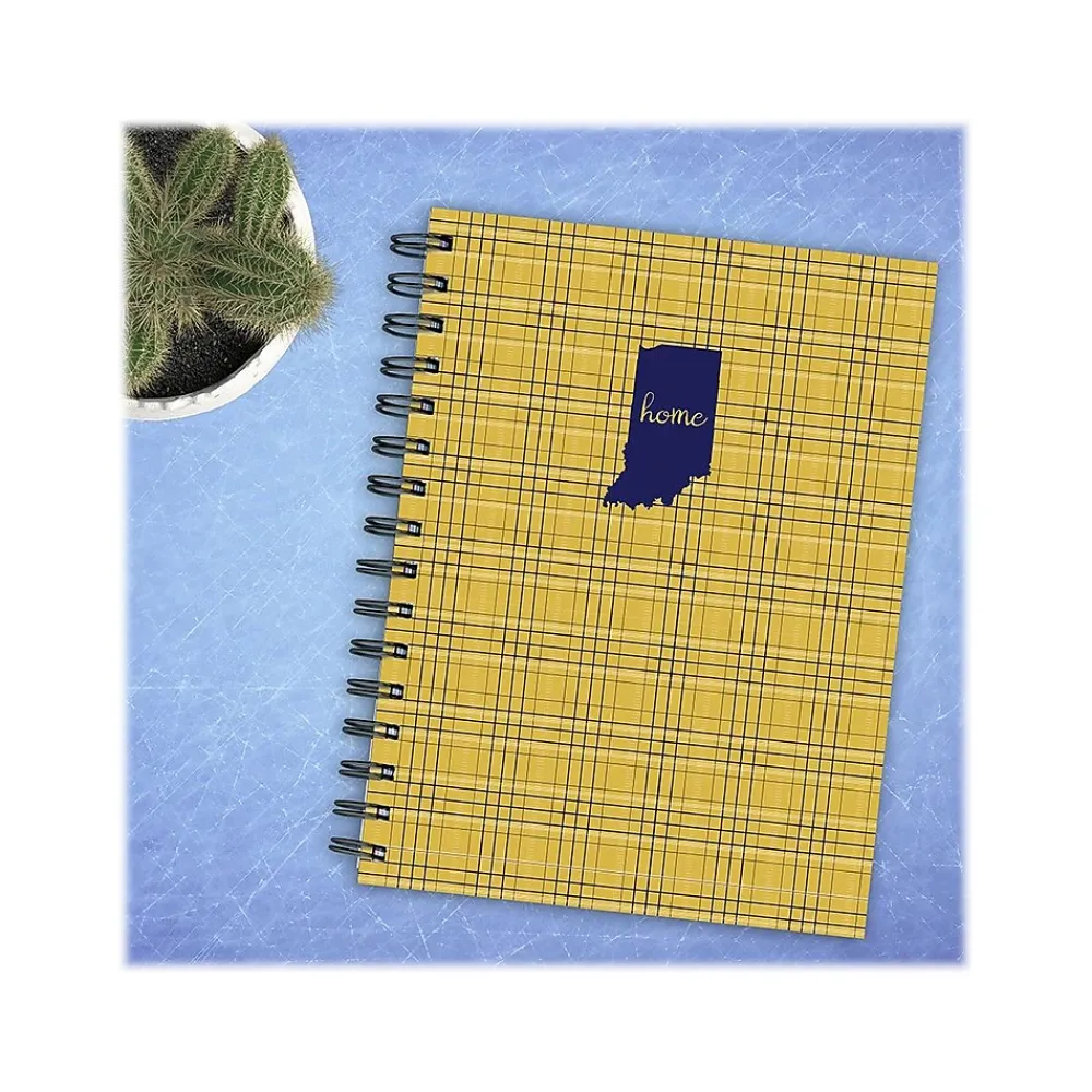 Journals|TF Publishing Indiana Soft Journal, 7" x 9", Golden Plaid (99-INDY2)