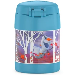 Lunch Totes & Water Bottles|Thermos FUNtainer Stainless Steel Vacuum-Insulated Licensed Food Jar, 10-Oz., Frozen 2 (F3101FZ6)