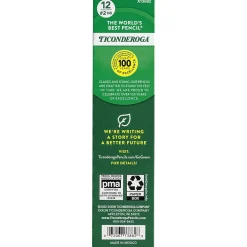 Pencils|Ticonderoga The World's Best Pencil Wooden Pencil, 2.2mm, #2 Soft Lead, 1440/Carton (X13882X-CT)