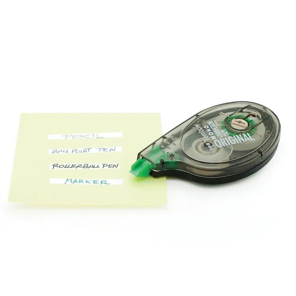 Correction & White-Out|Tombow MONO Original Correction Tape, White, 10/Pack (68720)