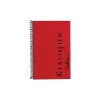 Subject Notebooks|TOPS Classified Colors 1-Subject Notebooks, 5.5" x 8.5", Narrow Ruled, 100 Sheets, Red (73505)