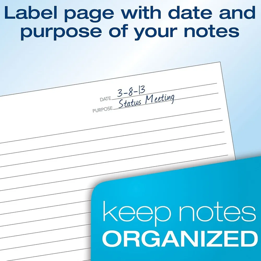 Notepads|TOPS FocusNotes Steno Pad, 6" x 9", White, 80 Sheets/Pad (90222)