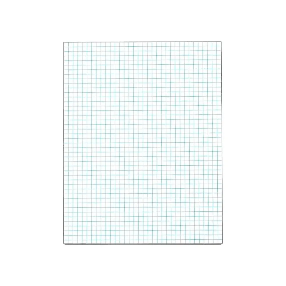 Notepads|TOPS Graph Pad, 8.5" x 11", Graph, White, 50 Sheets/Pad (TOP 33041)