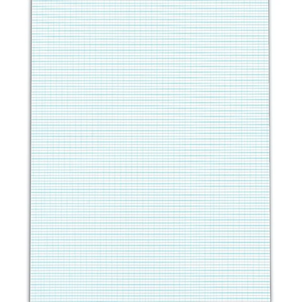 Notepads|TOPS Notepad, 8.5" x 11", Graph Ruled, White, 50 Sheets/Pad (33101)