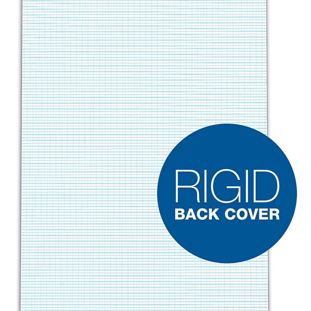 Notepads|TOPS Notepad, 8.5" x 11", Graph Ruled, White, 50 Sheets/Pad (33101)
