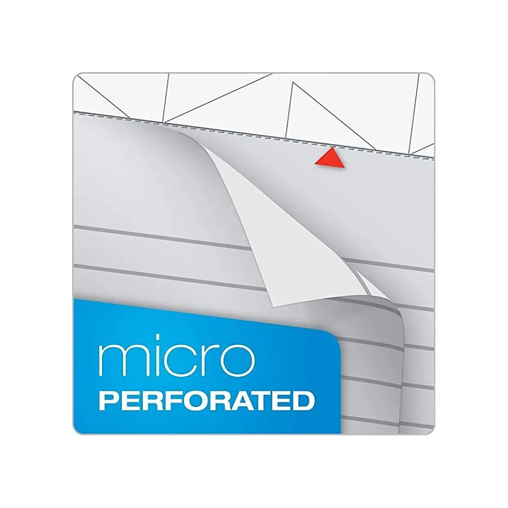 Notepads|TOPS Prism+ Legal Notepads, 5" x 8", Narrow Ruled, Gray, 50 Sheets/Pad, 12 Pads/Pack (63060)