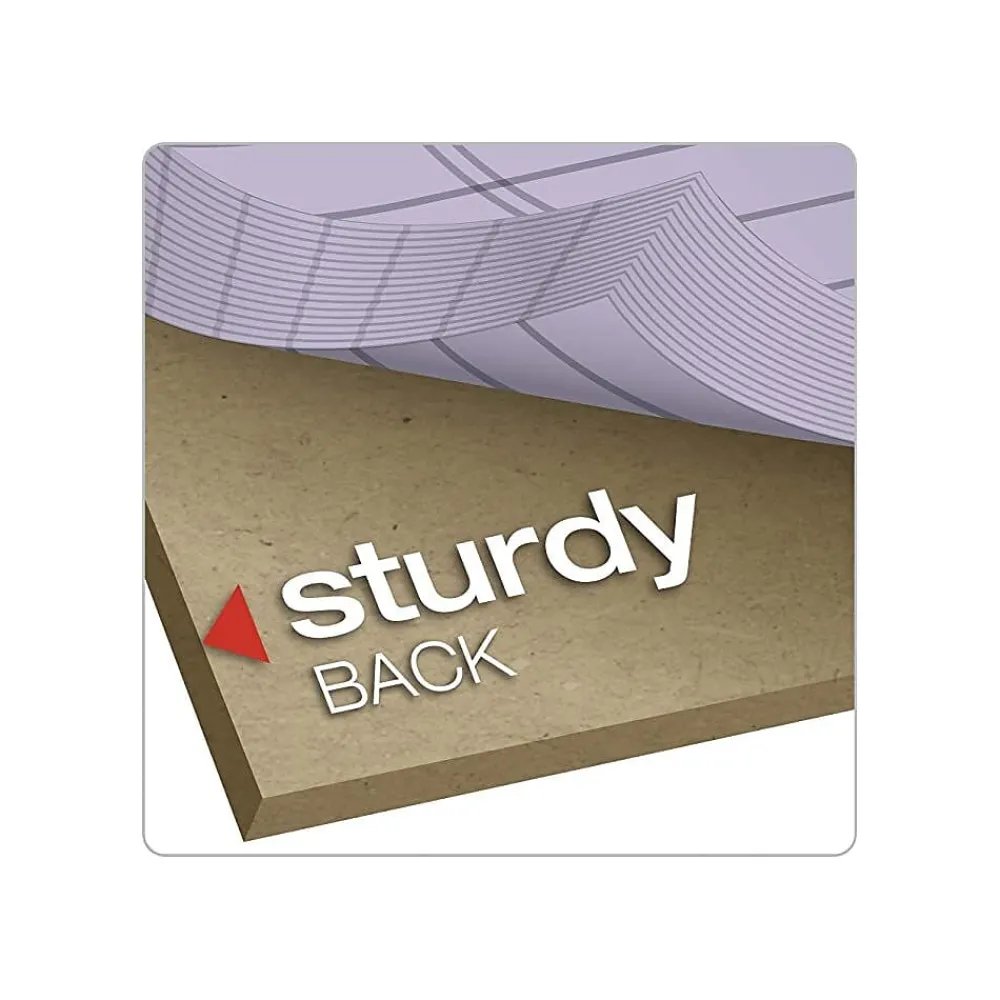 Notepads|TOPS Prism+ Legal Notepads, 5" x 8", Narrow Ruled, Orchid, 50 Sheets/Pad, 12 Pads/Pack (63040)