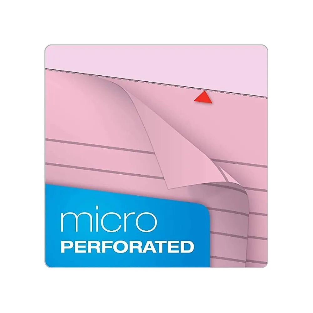 Notepads|TOPS Prism Notepad, 5" x 8", Narrow Ruled, Assorted, 50 Sheets/Pad, 6 Pads/Pack (TOP63016)