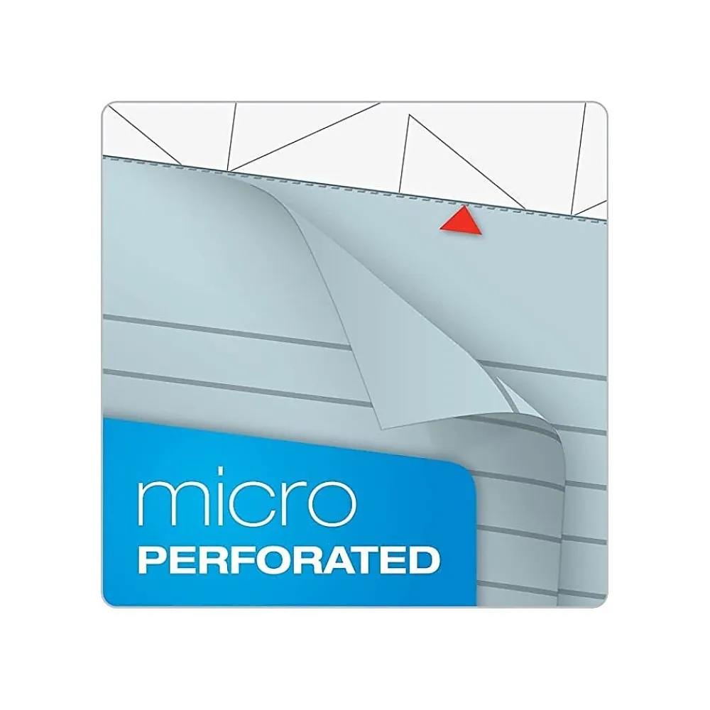 Notepads|TOPS Prism+ Notepads, 8.5" x 11.75", Wide, , 50 Sheets/Pad, 12 Pads/Pack (TOP63120) Blue