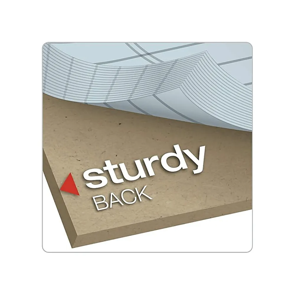 Notepads|TOPS Prism+ Writing Notepads, 5" x 8", Narrow Ruled, Blue, 50 Sheets/Pad, 12 Pads/Pack (63020)