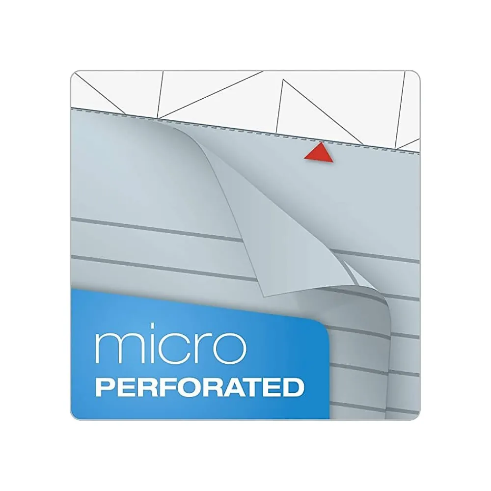 Notepads|TOPS Prism+ Writing Notepads, 5" x 8", Narrow Ruled, Blue, 50 Sheets/Pad, 12 Pads/Pack (63020)