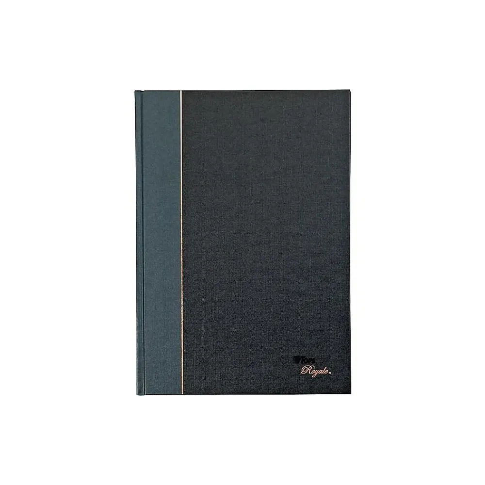 Subject Notebooks|TOPS Royale Professional Notebooks, 8.25" x 11.75", College Ruled, 96 Sheets, Black (25232)