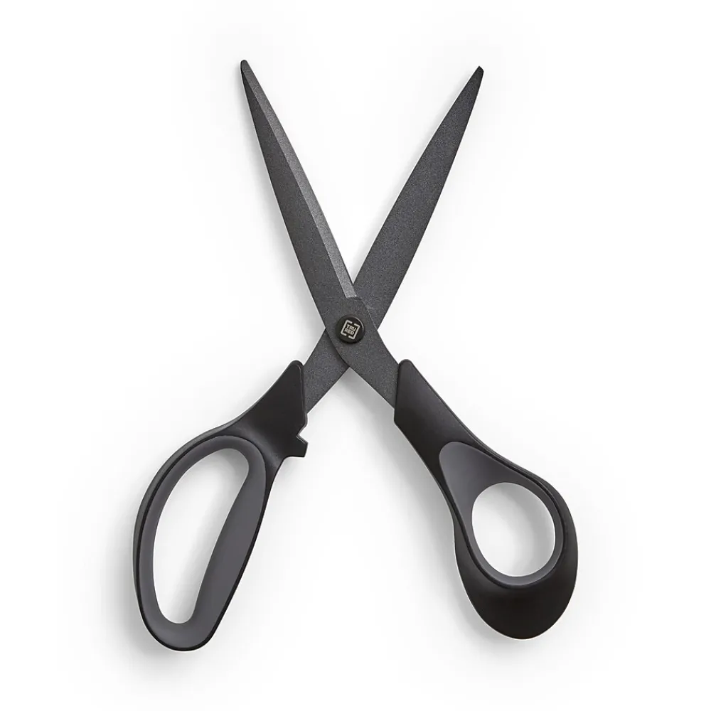 Scissors|TRU RED ™ 8" Non-Stick Titanium Coated Scissors, Straight Handle, 2/Pack (TR55014)