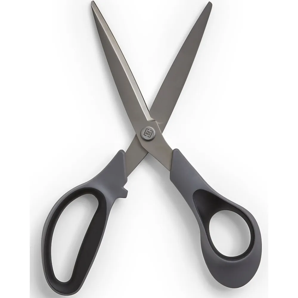 Scissors|TRU RED ™ 8" Titanium Coated Scissors, Straight Handle, 2/Pack (TR55023)