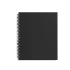 Subject Notebooks|TRU RED ™ Large Soft Cover Meeting Notebook, Black (TR54985)