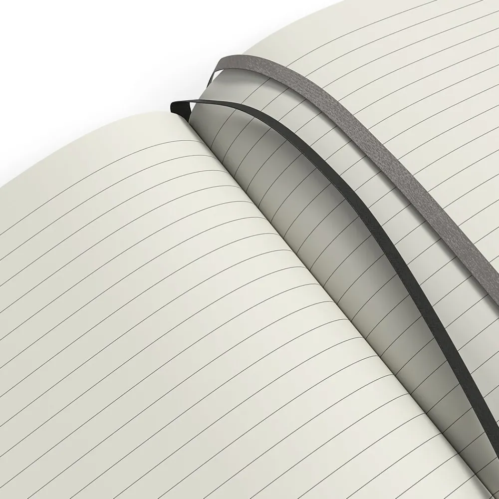 Journals|TRU RED ™ Medium Flexible Cover Ruled Journal, Black (TR54777)
