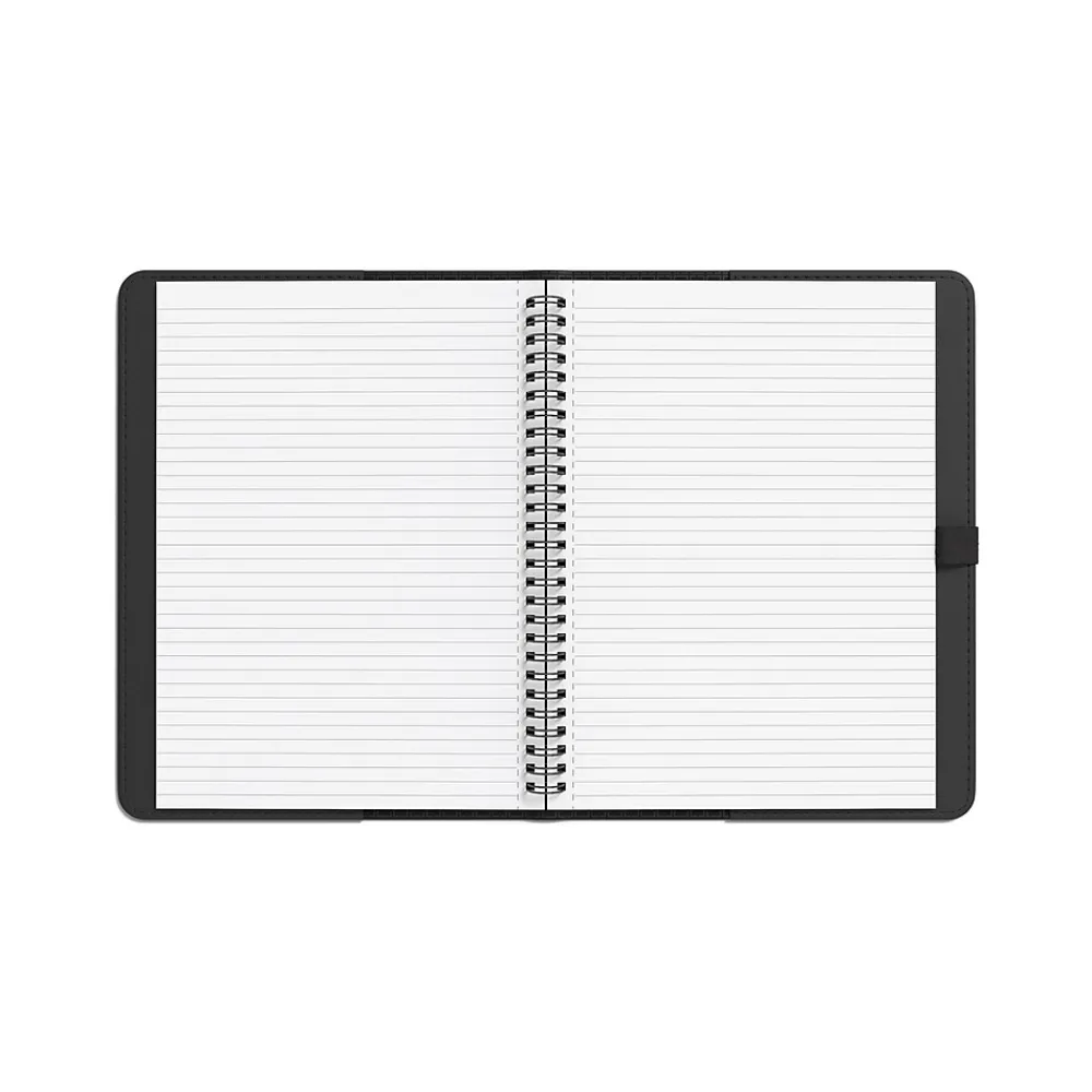 Subject Notebooks|TRU RED ™ Medium Folio Soft Cover Ruled Notebook, Black (TR54993)