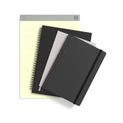 Subject Notebooks|TRU RED ™ Medium Folio Soft Cover Ruled Notebook, Black (TR54993)