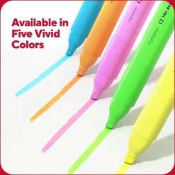 Highlighters|TRU RED ™ Tank Highlighter with Grip, Chisel Tip, Yellow, Dozen (TR54579)