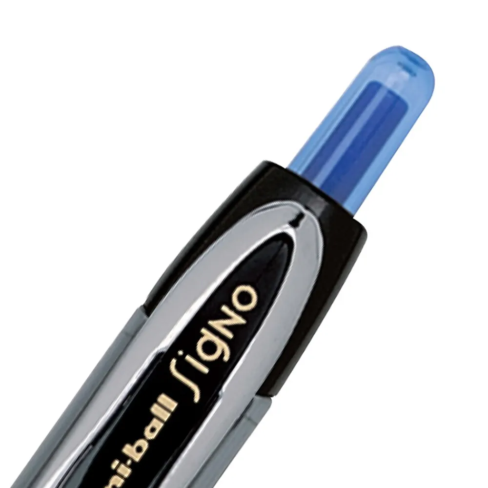 Pens|uni-ball uniball 207 Retractable Gel Pens, Micro Point, 0.5mm, Blue Ink, 12/Pack (61256)