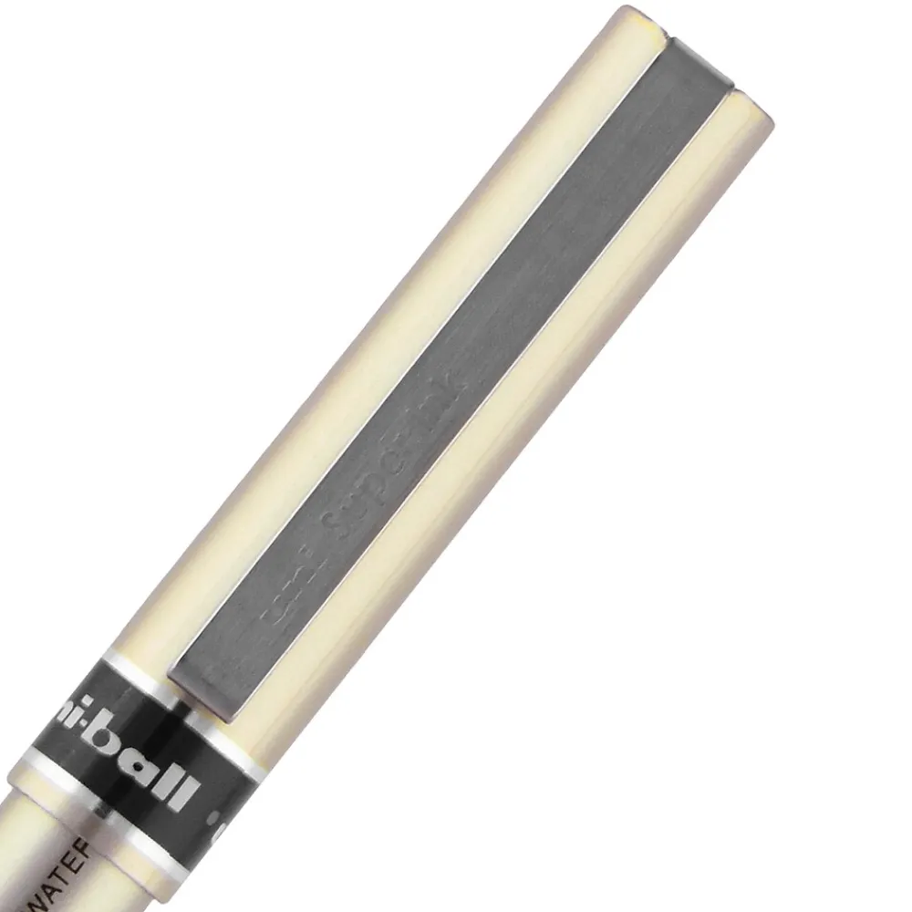 Pens|uni-ball Deluxe Rollerball Pens, Fine Point, Black Ink, 12/Pack (60052)