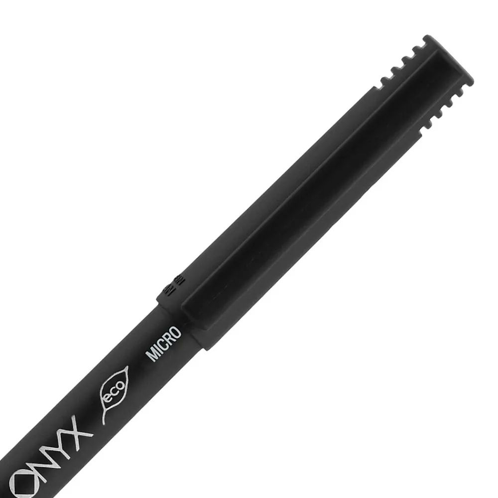 Pens|Uni ball Onyx Rollerball Pen, Micro Point, 0.5mm, Red Ink, Dozen (60042)