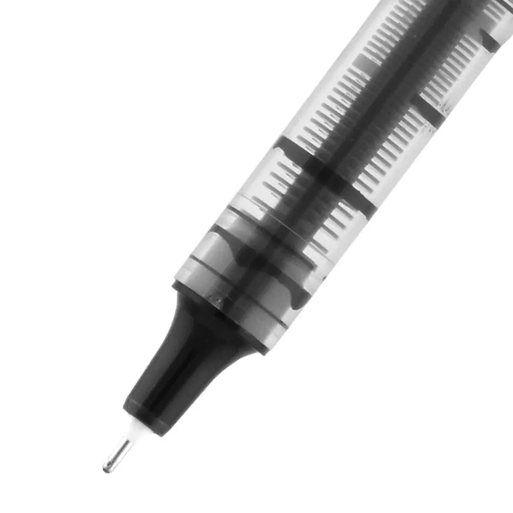 Pens|uni-ball uniball Vision Needle Rollerball Pens, Fine Point, 0.7mm, Black Ink, Dozen (1734903)
