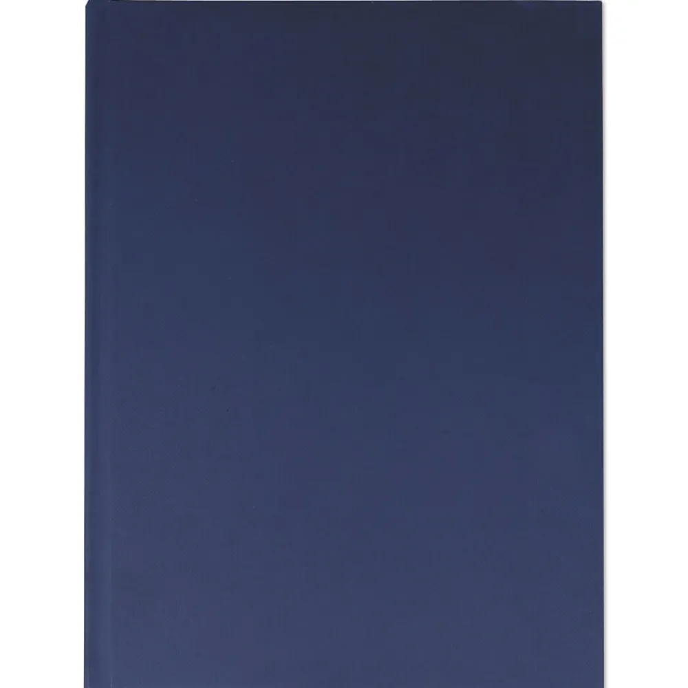 Subject Notebooks|Universal Casebound Hardcover Notebook, Dark Blue Linen, 1-Subjects, 10 1/4 x 7 5/8, Each (66352)