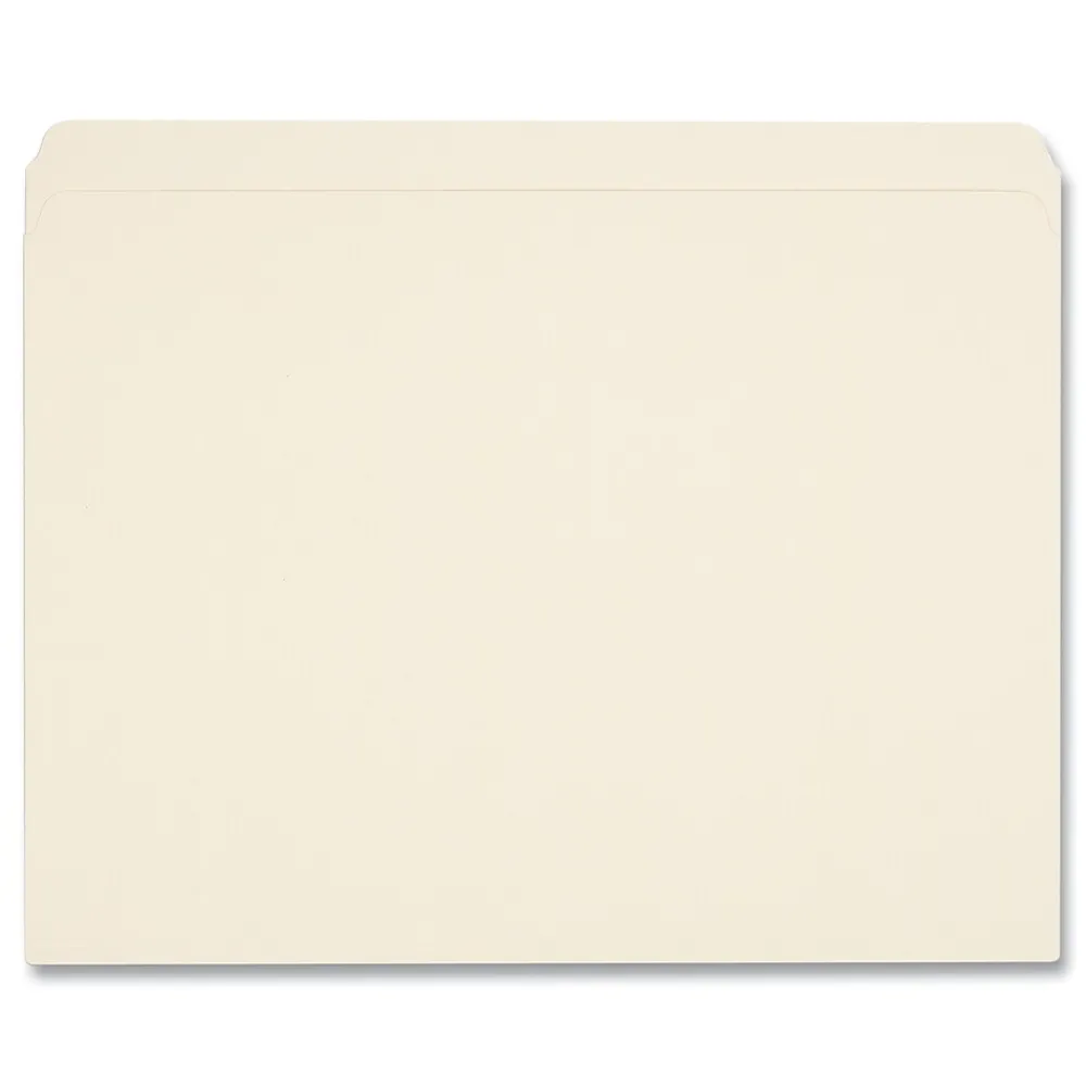 File Folders|Universal File Folder, Straight Cut, Letter Size, Manila, 100/Box (UNV12110)