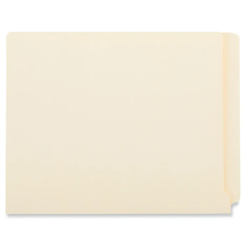 File Folders|Universal Reinforced File Folder, Letter Size, Manila, 100/Box (UNV13300)
