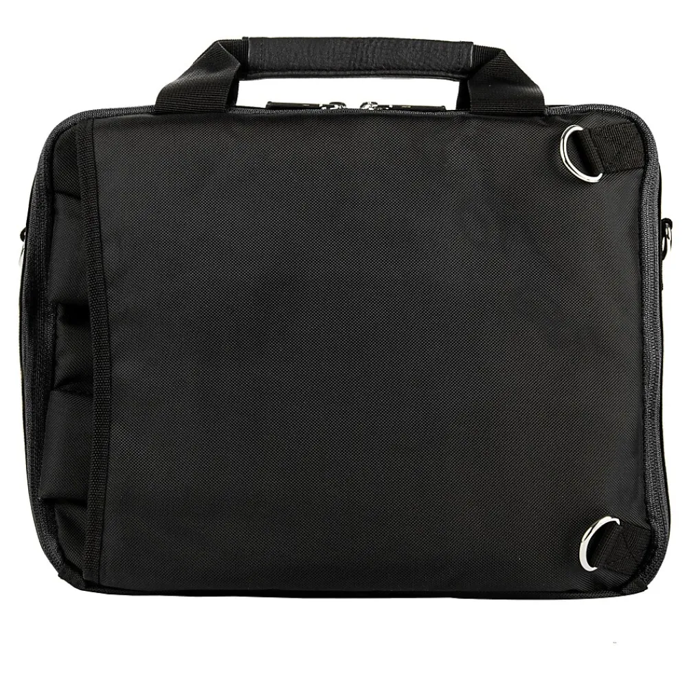 Laptop Bags|Vangoddy 15.6" Nylon Water Resistant Laptop Bag, Black (0609465467108)