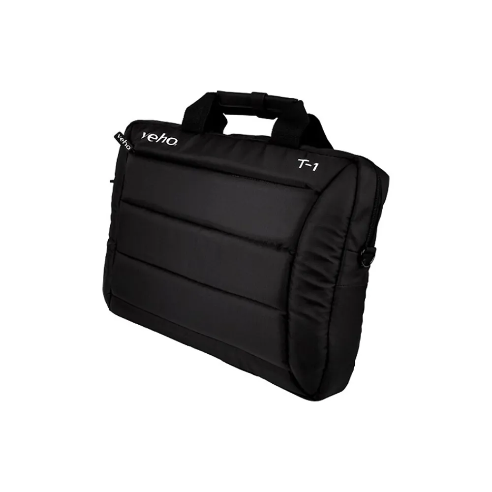 Laptop Bags|Veho T-1 15.6" Polyester Laptop Bag, Black (VNB-003-T1)