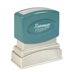 Stamps & Stamp Pads|Xstamper Pre-Inked Stamp, "COPY", Blue and Red Inks (036027)