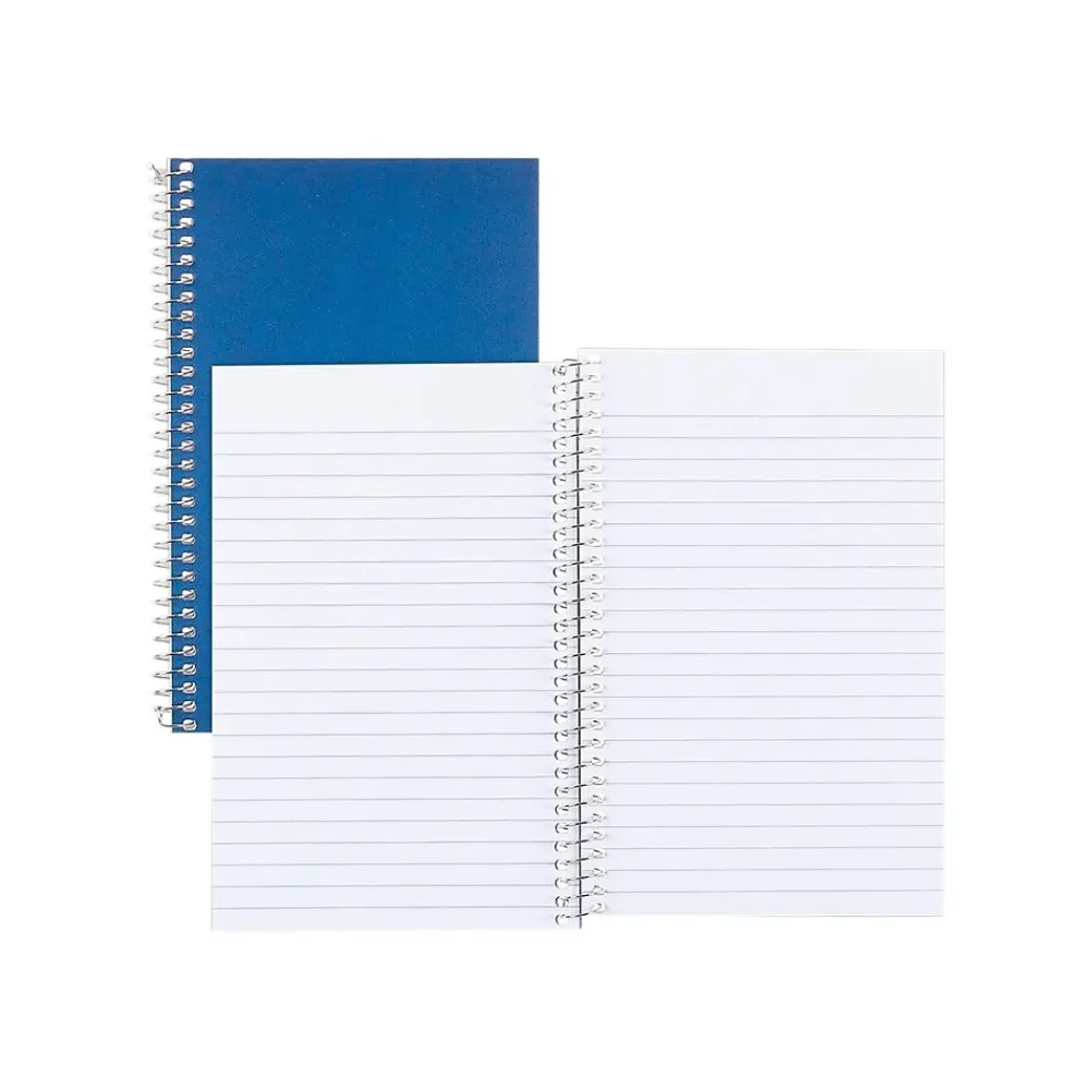 Subject Notebooks|Xtreme Kolor Kraft 3-Subject Notebooks, 6" x 9.5", College Ruled, 150 Sheets, Blue (33-360)