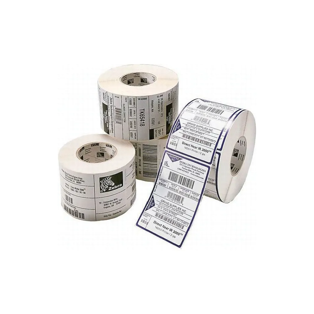 Labels|Zebra ® Z-Perform® 10000294 2000D Paper Thermal Transfer Label, White, 2 1/2"(H) x 4"(W)